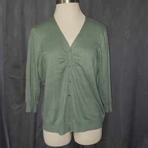 3X Talbots cardigan with jewel buttons